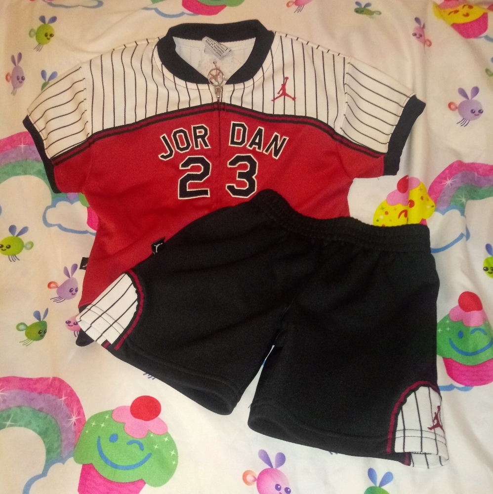 * Jordan 23 Baseball Jacket Short Set